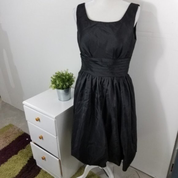 Azazie Dresses & Skirts - 3/15 Azazie Black Fit Flare Kira Bridesmaid Dress